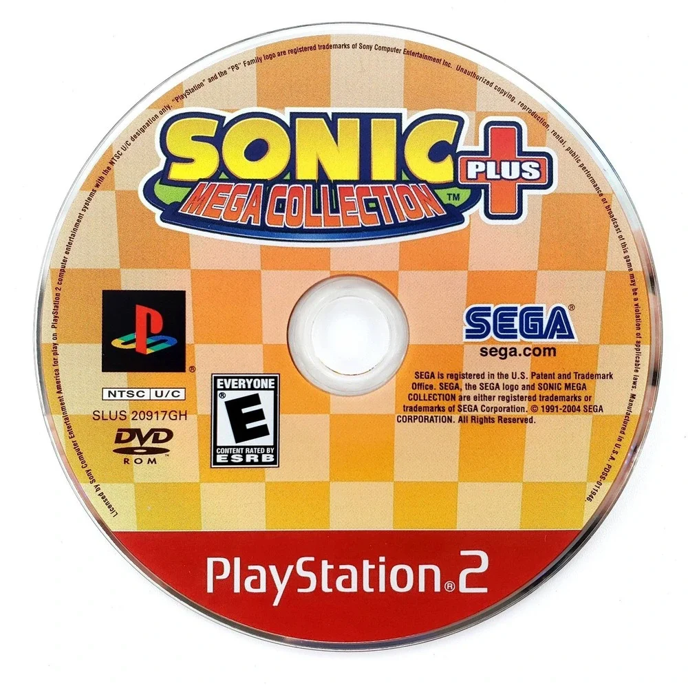 Sonic Mega Collection Plus (Sony PlayStation 2, 2004) Complete Tested & Works